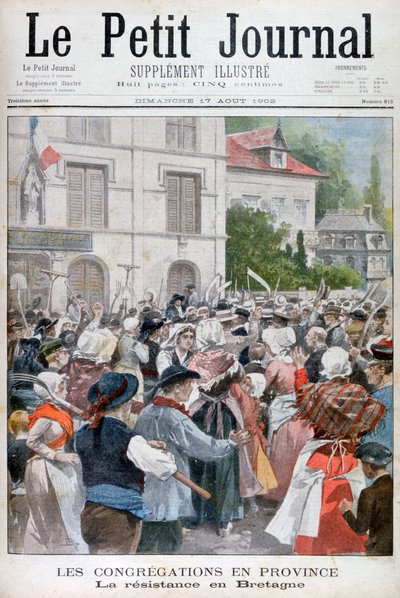 Protest v Bretani, 1902 od Unbekannt