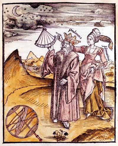 Ptolemaios, alexandrijský řecký astronom a geograf, 1508 od Unbekannt
