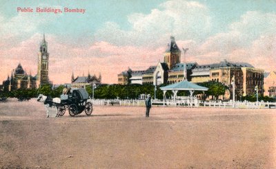 Veřejné budovy, Bombay, Indie, začátek 20. století od Unbekannt