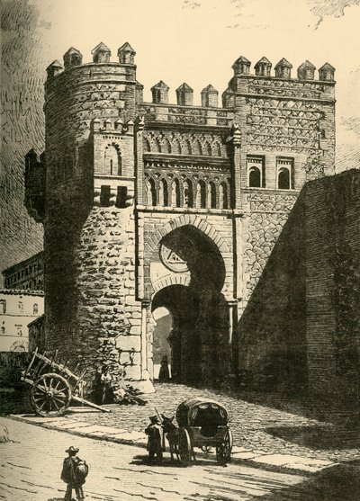 Puerta del Sol, Toledo, 1890. od Unbekannt