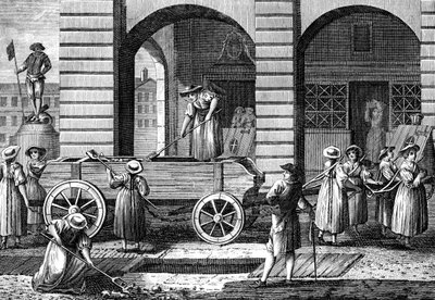 Trest prostitutek ve Švýcarsku, c18. století od Unbekannt