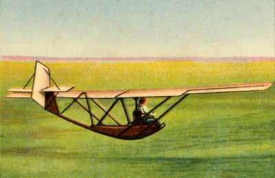 Žák v Zöglingu na výcvikovém kluzáku na plachtařské škole Rhön-Rossitten Society, Německo, 1932. od Unbekannt