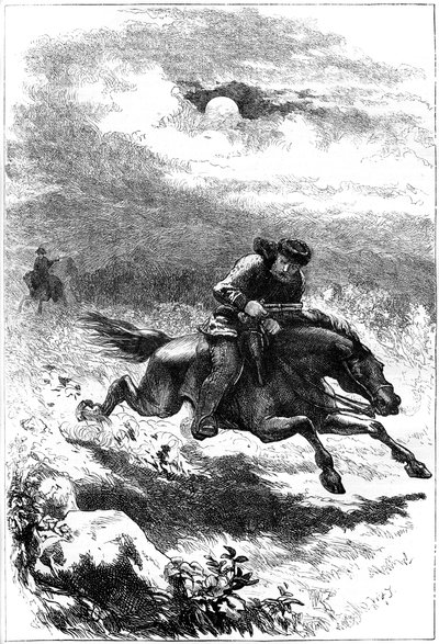 Pronásledování Paula Revereho, zvěda, 1775 c1880 od Unbekannt
