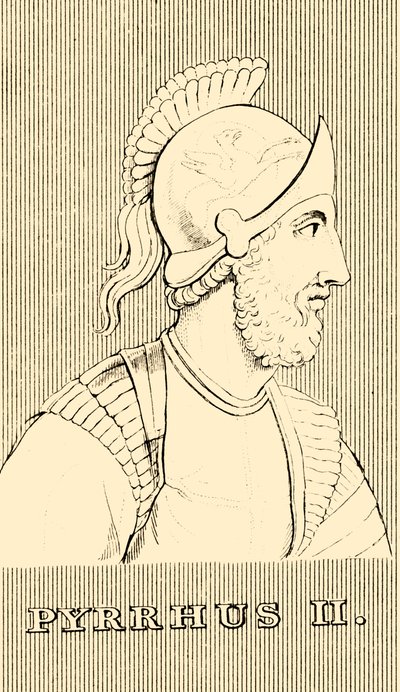 Pyrrhus II, fl 242-237 př.nl, 1830. od Unbekannt