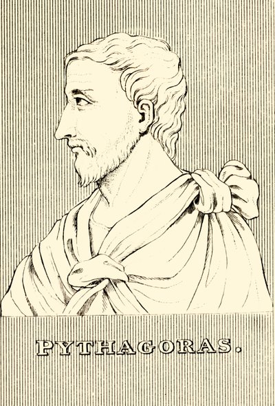 Pythagoras, c 570-c 495 př.nl, 1830. od Unbekannt