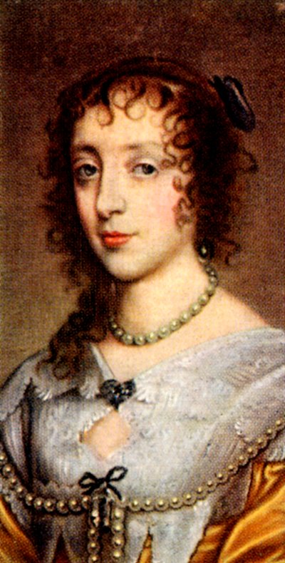 Královna Henrietta Maria od Unbekannt