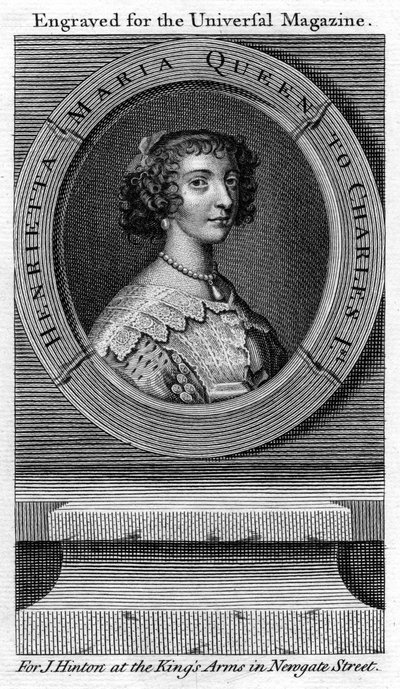 Královna Henrietta Maria, královna choť Karla I od Unbekannt