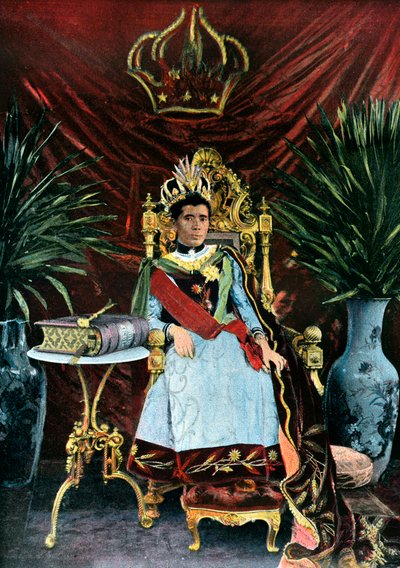 Královna Ranavalona Manjaka III z Madagaskaru, c 1880 od Unbekannt
