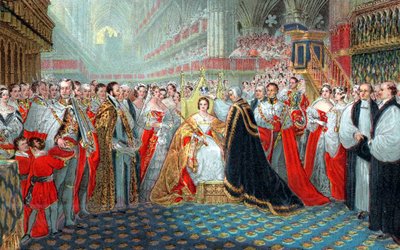 Korunovace královny Viktorie, 1837 1887 od Unbekannt
