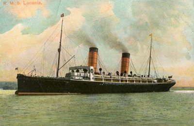RMS Lucania, c1905 od Unbekannt