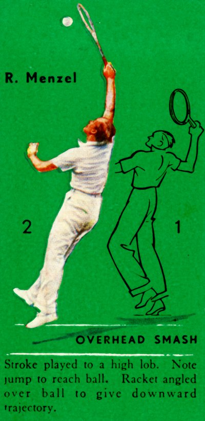 R. Menzel - Overhead Smash, c1935. od Unbekannt