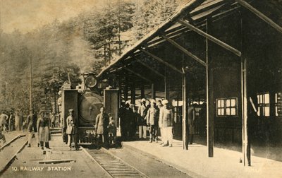 Nádraží, c1918-c1939. od Unbekannt