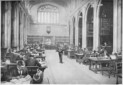 Čítárna, Guildhall Library, City of London, c1903 1903 od Unbekannt