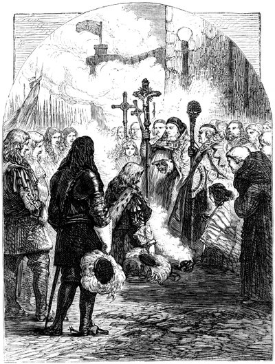 Přijetí Jakuba II v Dublinu, 1689 od Unbekannt