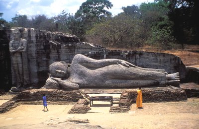 Ležící Buddha, Gal Vihare, Srí Lanka od Unbekannt