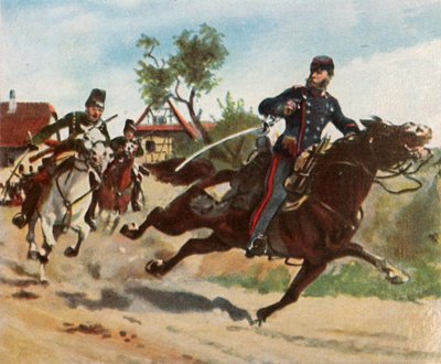 Průzkumná jízda hraběte Zeppelina na Schirlenhof, 26. července 1870, 1936. od Unbekannt