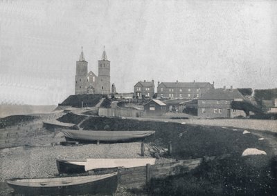 Reculver - The Village and the Reculver Towers, 1895 od Unbekannt