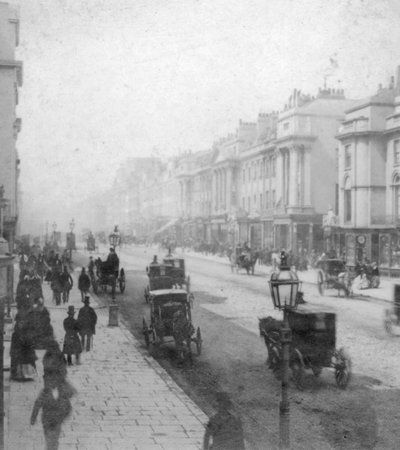 Regent Street, Londýn, 1892 od Unbekannt