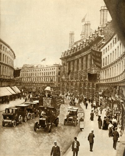 Regent Street, Londýn, 1912, 1935. od Unbekannt