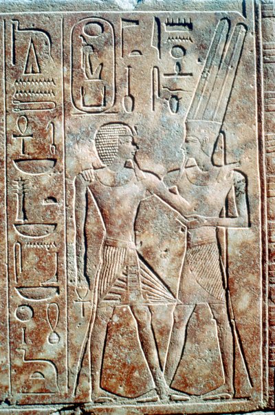 Reliéf královny Hatšepsut v mužských šatech, Amonův chrám, Karnak, Egypt, c1500 př.n.l. od Unbekannt