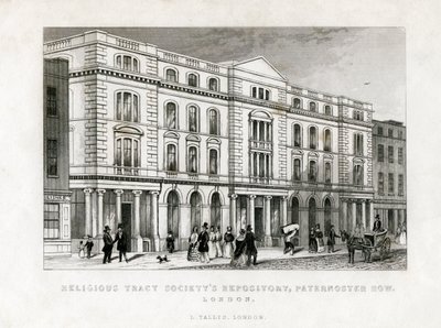 Religious Tract Societys Repository, Paternoster Row, Londýn, 19. století od Unbekannt