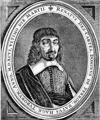 René Descartes, francouzský filozof a matematik, 1672 od Unbekannt