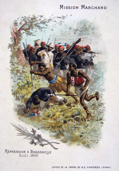 Represe v Brazzaville, srpen 1896 od Unbekannt