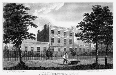 Rezidence Johna Coakleyho Lettsoma, Camberwell, Londýn, 1817 od Unbekannt
