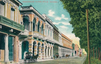 Residences, Kuba, c1910 od Unbekannt