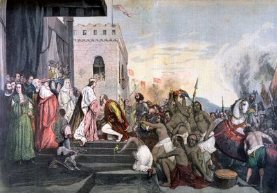 Návrat Kryštofa Kolumba, 1892 od Unbekannt