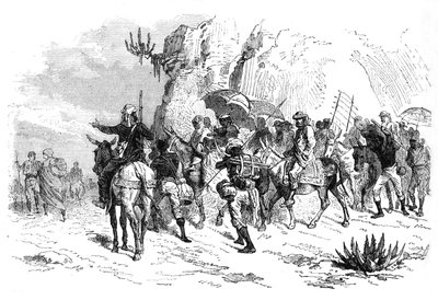 Návrat habešských zajatců, c1880 od Unbekannt