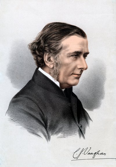 Reverend Charles John Vaughan, ředitel Harrow a děkan z Llandaffu, 19. století od Unbekannt