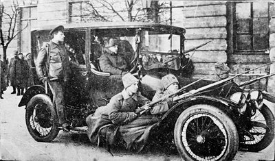 Revoluční gardy v Petrohradě, Rusko, Ruská revoluce, 1917 od Unbekannt