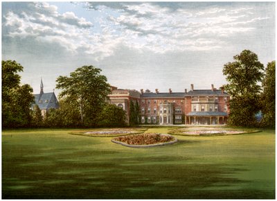 Rhydd Court, Worcestershire, domov Baronet Lechmere, c1880 od Unbekannt