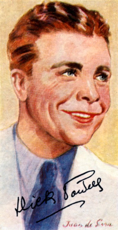 Richard Ewing Dick Powell, 1904-1963, americký zpěvák, herec, producent a režisér, 20. od Unbekannt