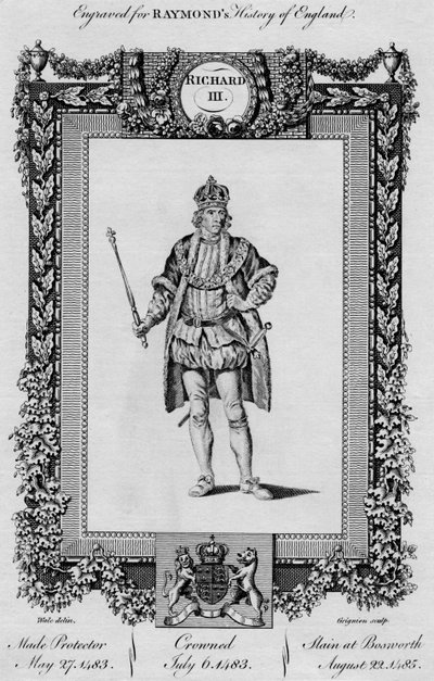 Richard III, c1787 od Unbekannt