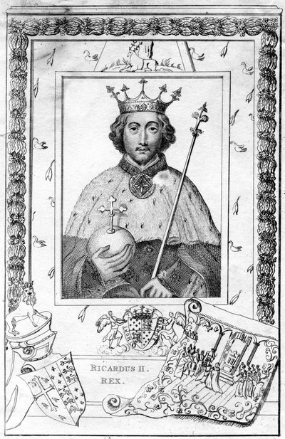 Richard II., anglický král od Unbekannt