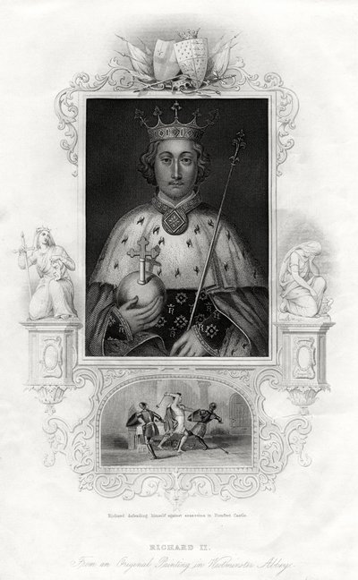 Richard II., anglický král, 1860 od Unbekannt