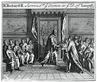 Richard II. Anglie se vzdává své koruny, 1399 od Unbekannt