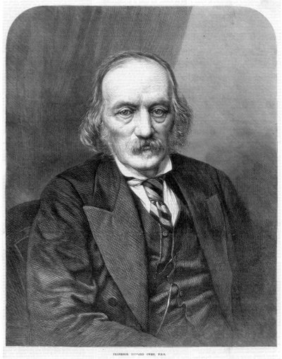 Richard Owen, anglický anatom a paleontolog, 1872 od Unbekannt