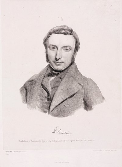 Richard Quain, irský chirurg, c 1850 od Unbekannt