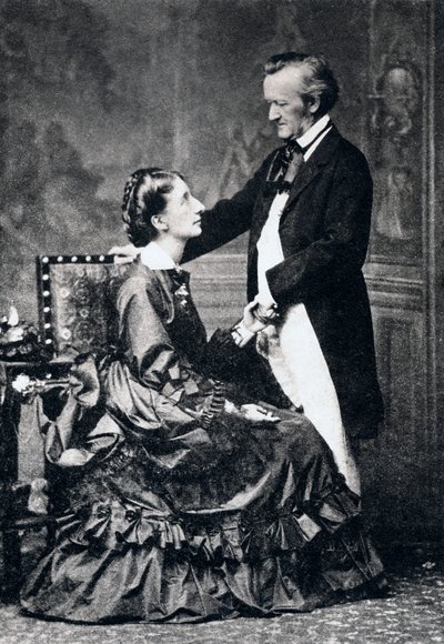 Richard a Cosima Wagnerovi, konec 19. století od Unbekannt
