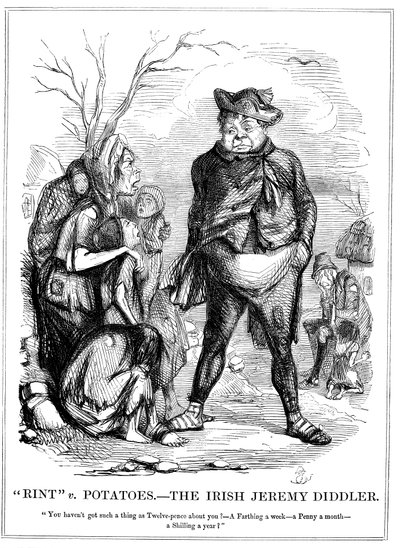 Rint v Potatoes - Irský Jeremy Diddler, 1845 od Unbekannt