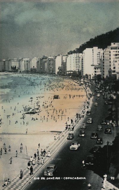 Rio de Janeiro – Copacabana, 50. léta 20. století. od Unbekannt