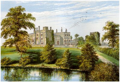 Ripley Castle, Yorkshire, domov Baroneta Ingilbyho, c1880 od Unbekannt