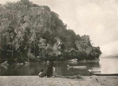 River Scene - The Second Defile, poblíž Bhamo, 1900. od Unbekannt