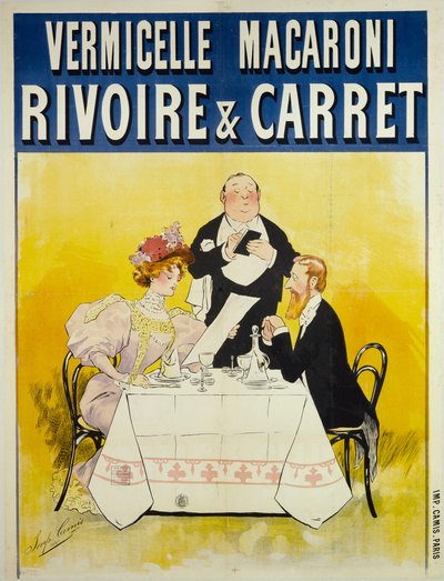 Rivoire & Carret Vermicelli Makaróny, c. 1895. od Unbekannt