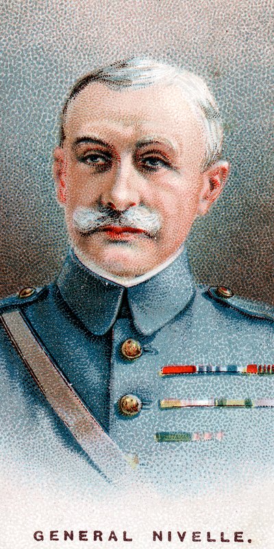 Robert Nivelle, francouzský generál, 1917 od Unbekannt