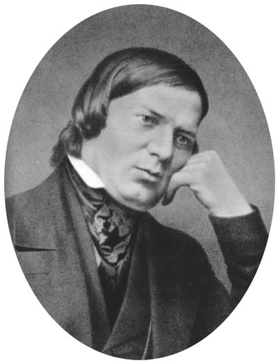 Robert Schumann 1810-1856 byl německý skladatel, estét a vlivný hudební kritik od Unbekannt