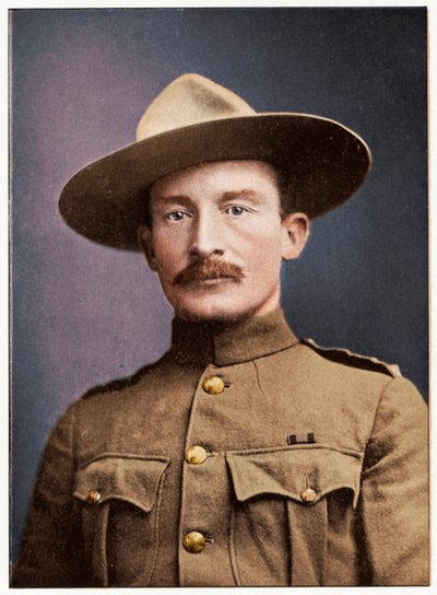 Robert Stephenson Smyth Baden-Powell, britský voják, c1900. od Unbekannt